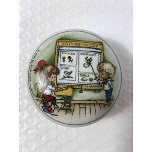 Vintage Ebeling & Reuss Nature Study Porcelain Box by Joan Walsh Anglund - 1966